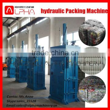 Hydraulic baling press machine/hydraulic cotton bale press machine/bale packing machine