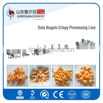 High output fried pellet snacks processing line
