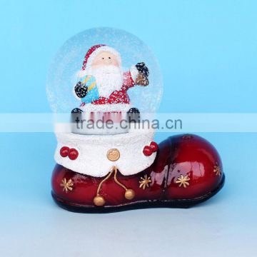 2017 Shoe Shape High Quality Christmas Snowball For Decoration