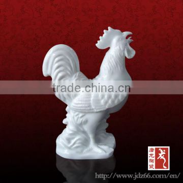 Jingdezhen abstract ceramic cock sculpture