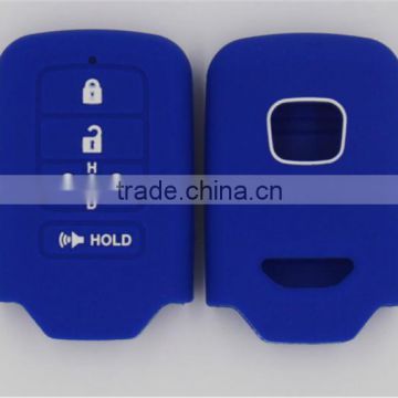 New arrival silicone rubber car key cover for japan honda 6 buttons