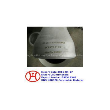 ASTM B366 UNS N08020 Concentric Reducer
