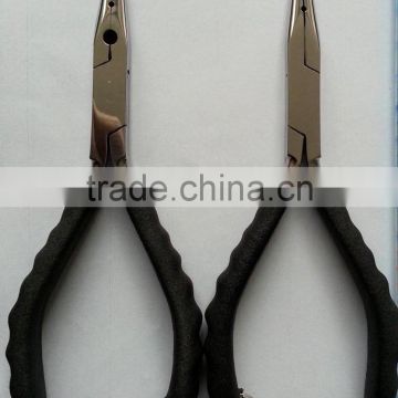 Korean/Chinese/Japanese Fishing pliers with cutter in non slip pvc Grip. 155mm