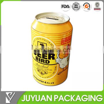 Beer can shaped money tin can coin bank wholesale