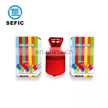 CE Standard 30LB Helium Gas Cylinder With 30pcs and 50pcs Balloons Sell For Europe Market