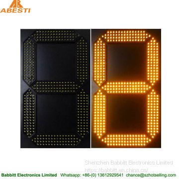 Outdoor yellow Color 24 inch 7 segment led display for Oil Price LED Signs LED Gas Price