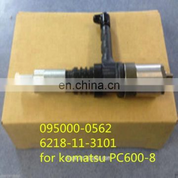 C.R. FUEL injector 095000-0562 for KOMATSU 600-8 6218113101 6218-11-3101