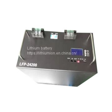 24V5KW 5U rechargeable graphene lifepo4 battery pack for Communication base station backup power supply