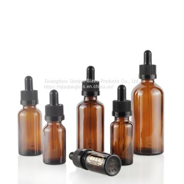 High Quality Amber 5Ml 10Ml 15Ml Essential Oil Glass Bottle With Dropper