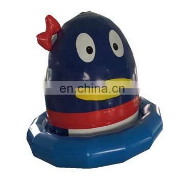 New design inflatable penguin spinner penguin theme design inflatable water toys for sale