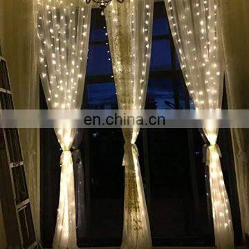 2020 New Year's Decor light 3Mx3M LED window fairy curtain Lamp christmas Holiday Wedding Decoration string Garland Light