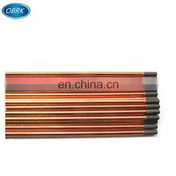 Copper coated pointed arc air gouging carbon copper coated pointed arc air gouging carbon electrode rod 10*305mm