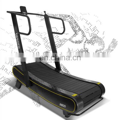 Home use a Curved treadmill & air runner  self-powered non motorized treadmill sports machine running