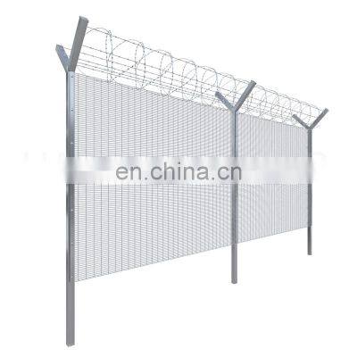 Factory supply airport 6*6 wire mesh fence panel