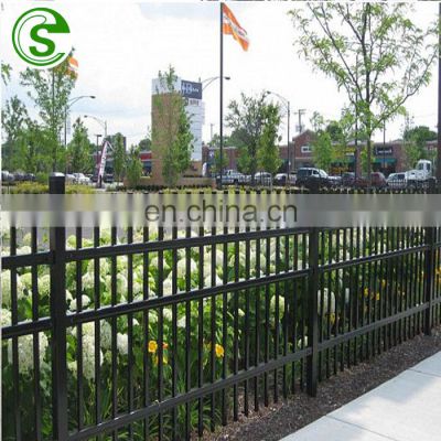 Steel fence Garden used steel tubular fence wrought iron fencing panels for sale
