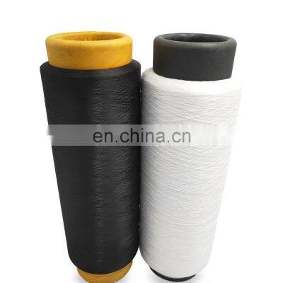 DTY China Factory Manufacturer NIM RW White and Dope Dyed Wholesale Price Knitting and Weaving NIM SD polyester yarn 150/48