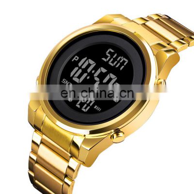 2020 Men Fashion watches luxury Skmei 1611 sport digital watch stainless steel watch 3 ATM water resistant