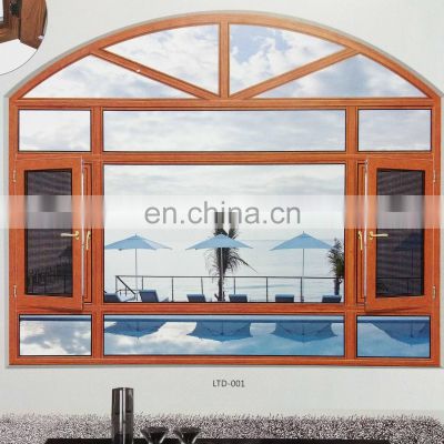 Simple Design Aluminum Arch Graphic Design Modern Aluminum Alloy Simple Design Aluminum Casement Window Door Chinese Top Brand