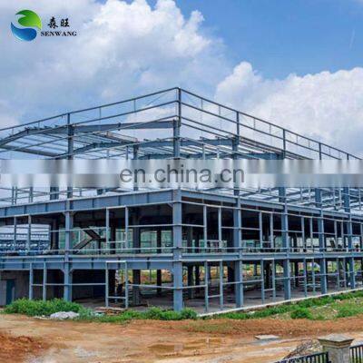 steel structure warehouse price with steel construction workshop factory building