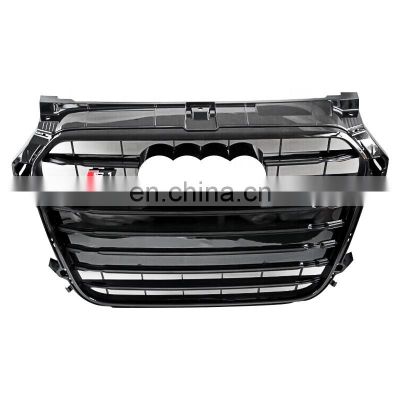 factory price RS1 front bumper radiator grill for Audi A1 S1 replacement honeycomb facelift racing grill for Audi A1 2010-2015