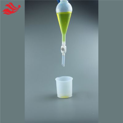 125ml Separating Funnel FEP material Corrosion Resistance Anti-Strong Acid and Alkali