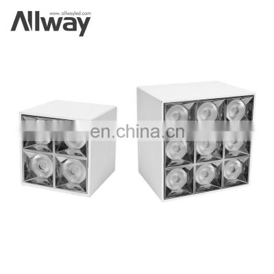 CRI90 10w Anti-glare Ceiling Design Residential Square Ceiling Surface Mounted Downlight