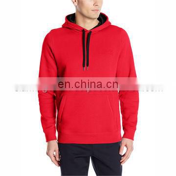 2022 custom design your own plain fleece hoodies sweatshirts for men Red color pullover hoodie