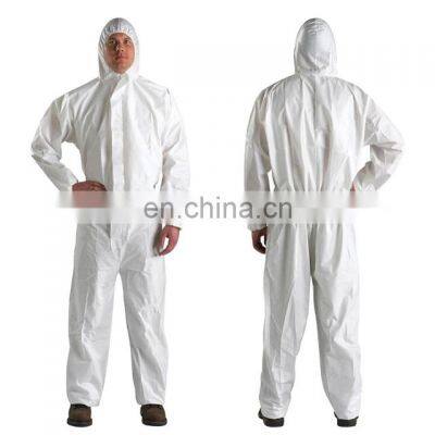 personal protective equipment coveralls dust protection disposable spunbond ppe suite 60gsm