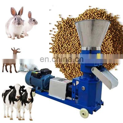 Animal Goat Cow Processing Extruder Press Mill Granulator Rabbit Food Pellet Making Machine For Livestock Feed