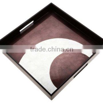 High quality best selling Lacquered Square Serving Tray from Viet Nam