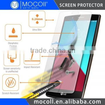 Factory Supplier For 0.33mm 9H Real Premium Tempered glass screen protector for LG G4 screen protector glass tempered