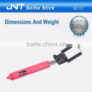 Factory Selfie Stick Bluetooth , Selfie Stick Monopod , Wireless Monopod Selfie Stick From China Supplier
