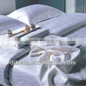 White color cotton bedding fabric of combed cotton 50s