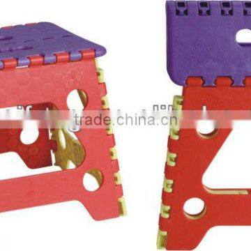 folding step stool,bright color ,cheap , durable