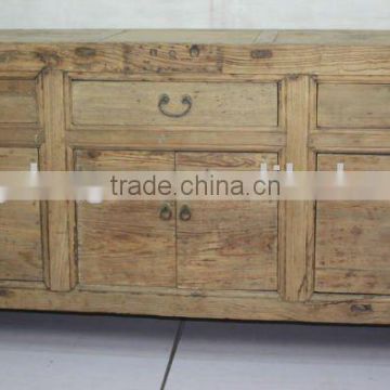 Chinese Antique Beatiful Reclaimed Wood Long Cabinet