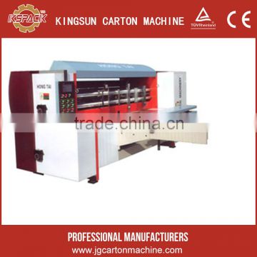 corrugated paperboard carton semi-auto rotary die cutting machine