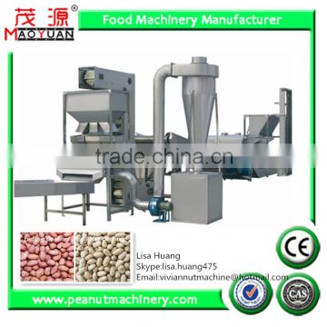 hot sale automatic blanched peanut making machine(roasting-peeling) manufacture