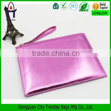2016 factory directly fashionable clutch bag pink funky clutch bag women