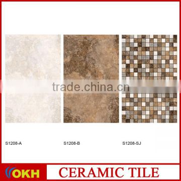 sri lanka tiles, cheap ceramic wall tile ,building materials 12x8 #S1208