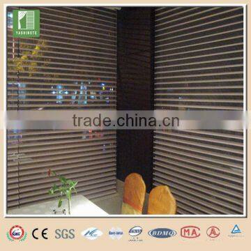 motorized shangri-la blinds between the glass