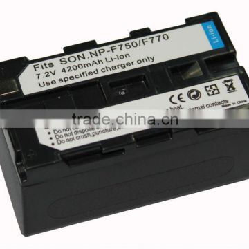 digital camera battery for sony NP-F750 NP-F770