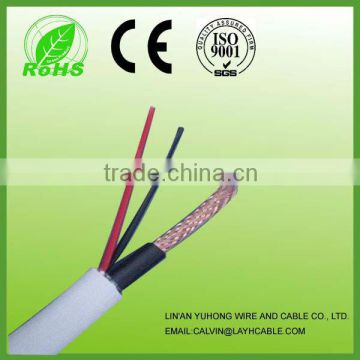 Hot sell coaxial cable rg6 with power cable for cctv camera