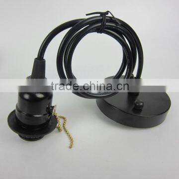 E27 Black Ceiling Light Parts