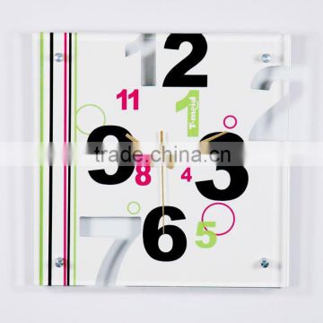 clock(CE&RoHS;artistic wall clock; fashion; quartz)