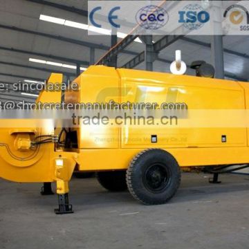 High Quality Small trailer mounted concrete pump supplier.