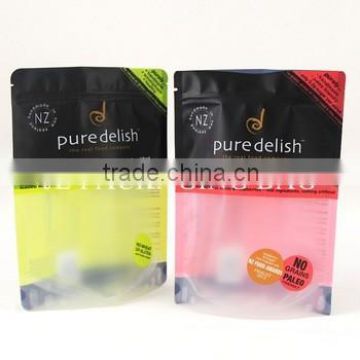 Manufacturer stand up candy bag with clear window