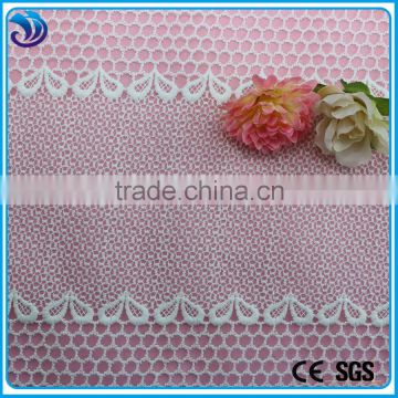 Good quality Dress heart pattern embroidery cotton lace embroidery fabric