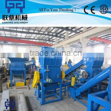 300KG/H pet bottle flakes recycling production line with low price/PET bottle flake hot washing recycling machine line