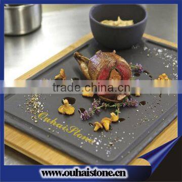 2015 dishes -- wooden steak stone board