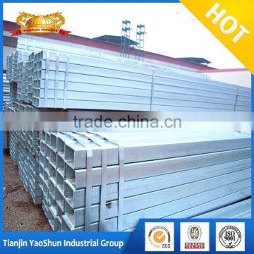 Galvanized rectangular tube price list